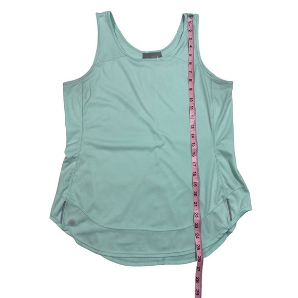 Athleta Record Breaker Womens Size Medium Mint Green Workout Yoga Tank Top - Picture 6 of 9